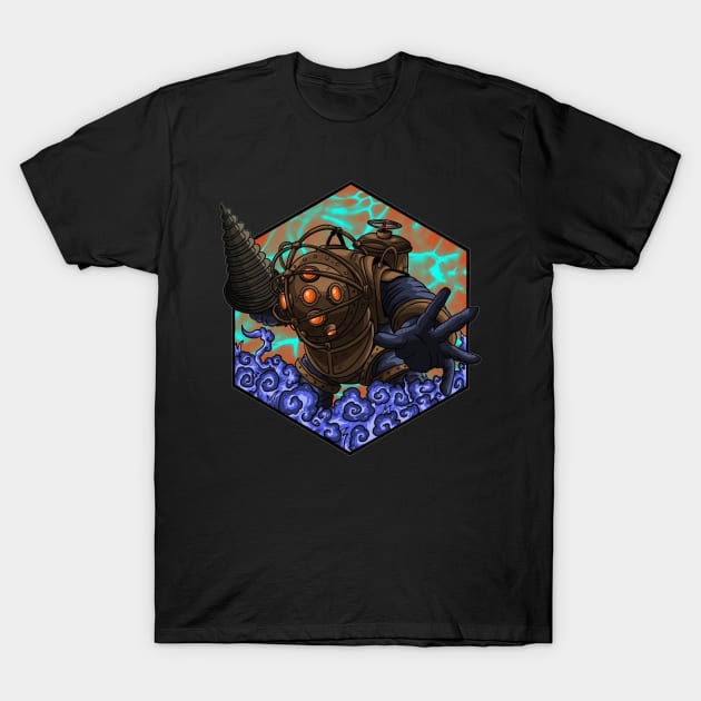 bioshock T-Shirt by sample the dragon